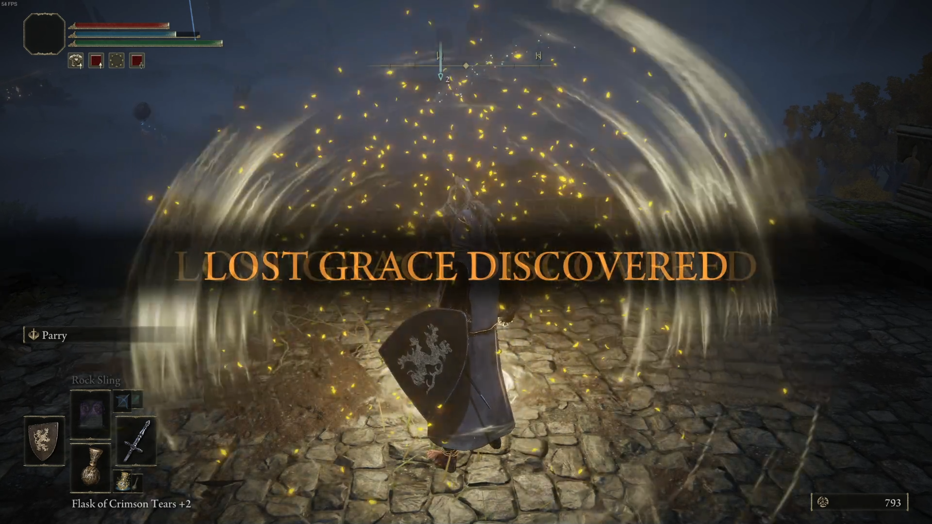Screenshot of the "LOST GRACE" moment